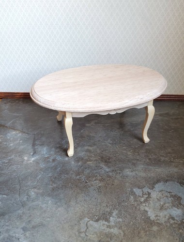 Dollhouse miniature table oval - dollhouse,