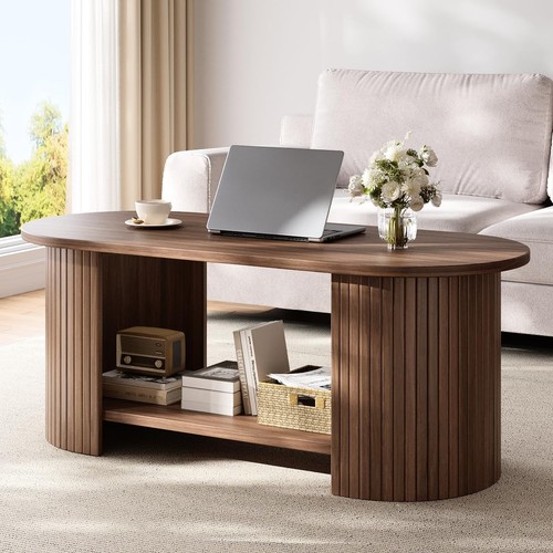 Oval fluted coffee - 42",
